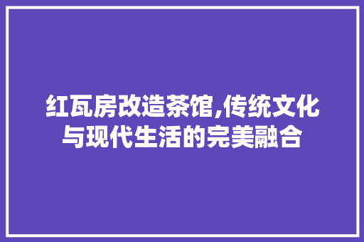 红瓦房改造茶馆,传统文化与现代生活的完美融合 隔断设计