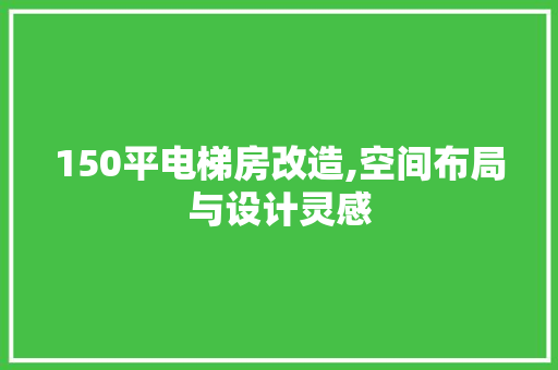 150平电梯房改造,空间布局与设计灵感 门窗装修