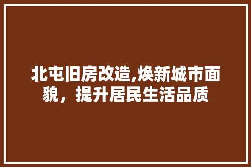 北屯旧房改造,焕新城市面貌，提升居民生活品质 地面装修