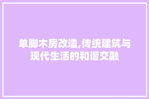 单脚木房改造,传统建筑与现代生活的和谐交融 隔断设计 单脚木房改造,传统建筑与现代生活的和谐交融 隔断设计