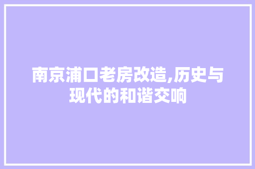 南京浦口老房改造,历史与现代的和谐交响 庭院装修