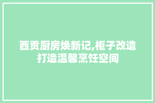 西贡厨房焕新记,柜子改造打造温馨烹饪空间