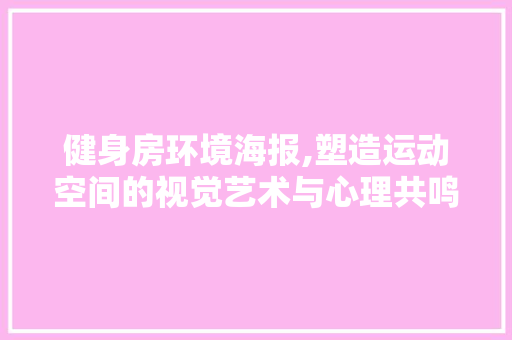 健身房环境海报,塑造运动空间的视觉艺术与心理共鸣 门窗装修