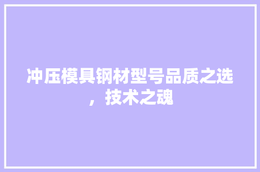 冲压模具钢材型号品质之选，技术之魂 墙面装饰