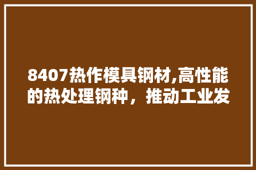 8407热作模具钢材,高性能的热处理钢种，推动工业发展的重要基石 庭院装修